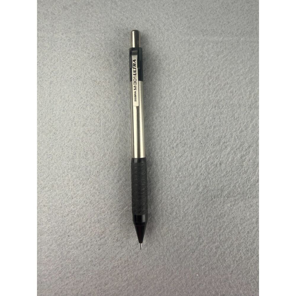 Zebra M-301 Ultra Mechanical Pencil - 0.5mm Black Lead - Stainless Steel